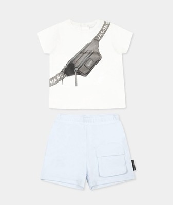 LITTLE MARC JACOBS Baby Boy Designer Set 3 Months Crossbody Snapshot BNWT