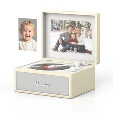 Monodeal Cd Player Portableretro Cd Player Bluetooth 5.0 Hifi Speakersmagnetic