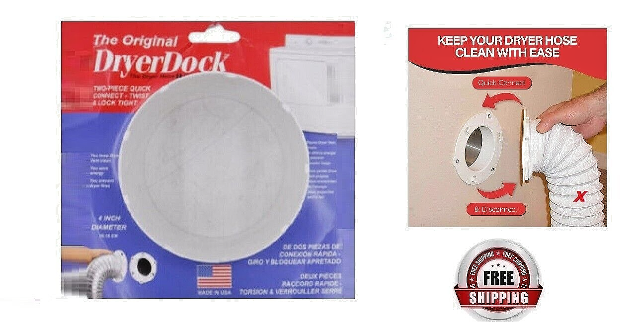 The Original Dryer Vent Quick Release 2 Piece Dryer Hose QuickConnect
