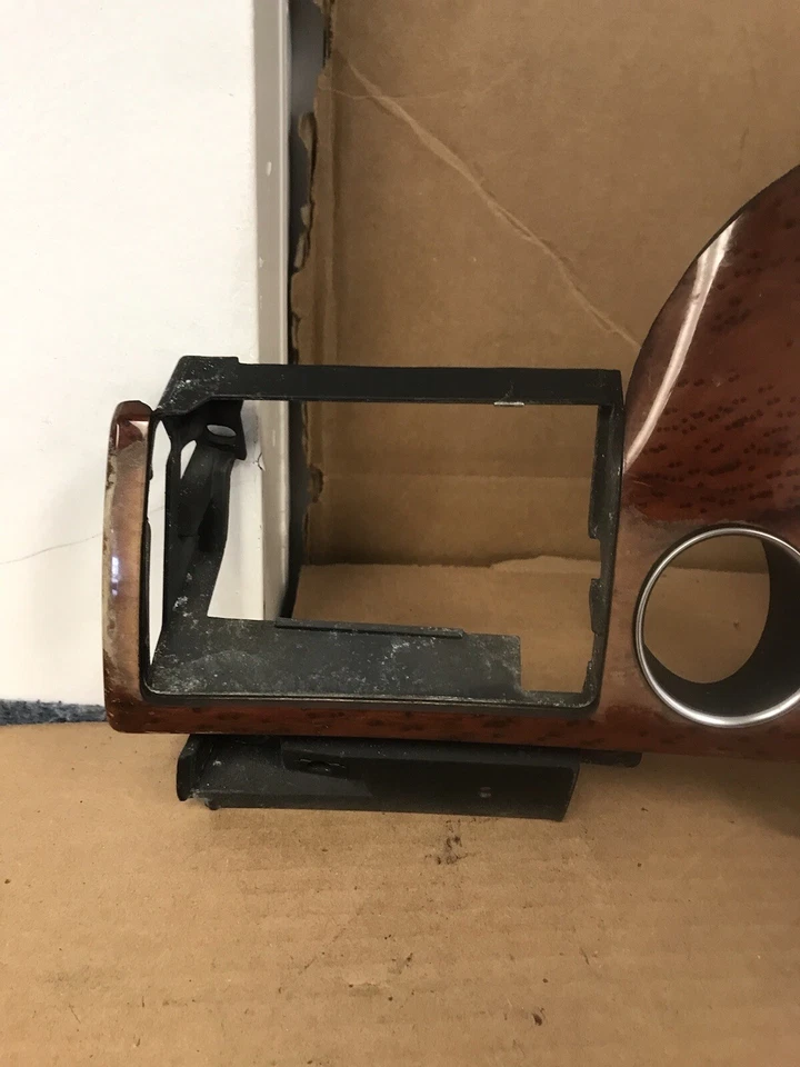 AUDI A8 A8L QUATTRO D3 2004-2009 CALIBRE TABLERO MADERA MOLDURA PANEL OEM Foto 2 de 4