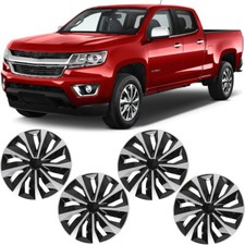 16 Car Hubcaps Wheel Cover Set Of 4 Snap R16 Tire Steel Abs For Chevy Colorado
