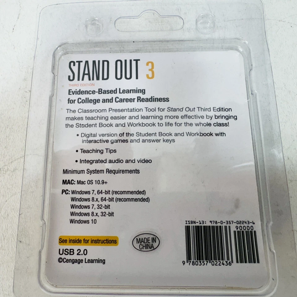 National Geographic Stand Out 3rd Edition – 3 – Classroom Presentation Tool USB - Image 2 of 2