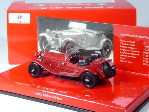 (SB-83) Minichamps 403120433 Alfa Romeo 6C 1750 G.S. 1930 rot in 1:43 in OVP - Bild 2 von 2