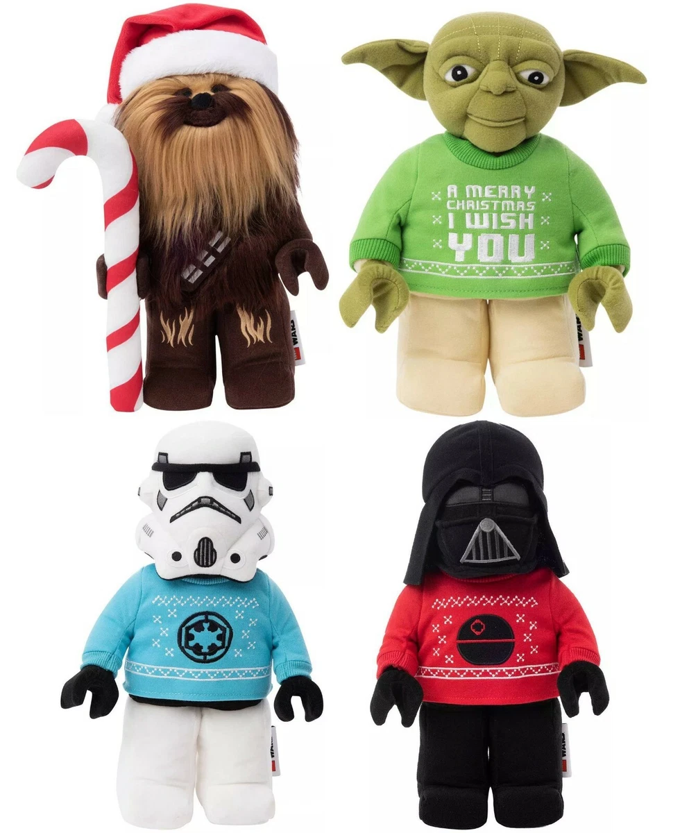 Star Wars Holiday Plush LEGO Christmas Stormtrooper Yoda Chewbacca