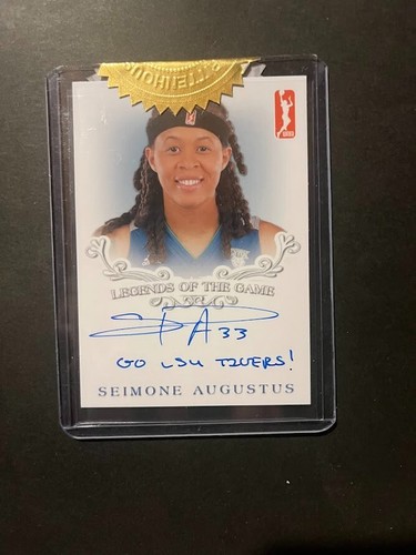 2018 Rittenhouse WNBA Sealed Incentive Autograph Seimone Augustus Legends