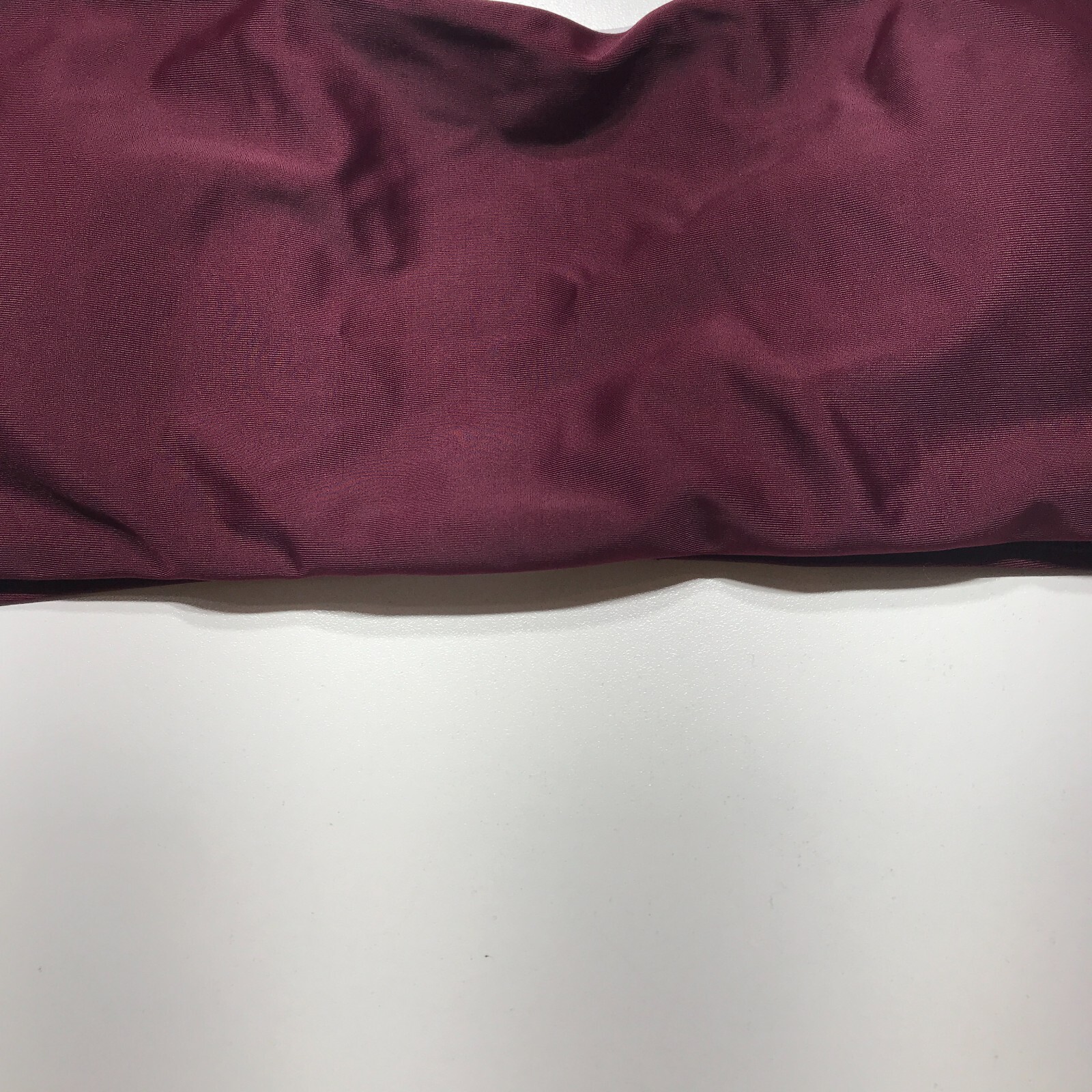 Solid Maroon Burgundy Spaghetti Strap Lined Padde… - image 4