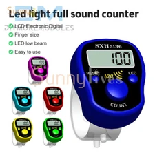 10PCS LCD Electronic Digital Finger Hand Held Tally Counter Ring Digital Counter