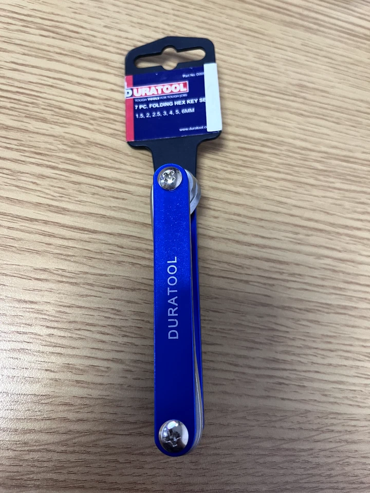 Duratool 7Pc Folding Hex Key Set - Image 4 of 4