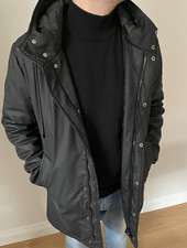 Liu Jo Long Coat Parka Rubber Black - Size Xl - Man / Unisex