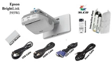 EPSON 595Wi Interactive projector for classroom and office presentations