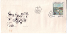 Czechoslovakia 1987 Set of 5 First Day Covers Art Series FDC