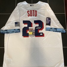 Juan Soto Signed 2021 All Star Game Authentic Jersey Autographed Auto + JSA COA