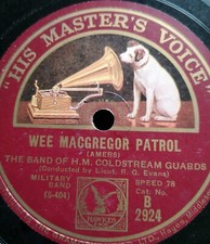 Opaska H.M. Coldstream Guards "Wakacje policjanta" 78 obr./min 10" Opaska wojskowa