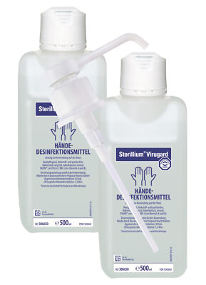 Bode | Hartmann Sterillium Virugard 2 x 500 ml  + 1 x Bode Dosierpumpe 