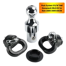 Puck System 2-5/16" Ball Gooseneck Hitch Kit for Ram 2500 3500 60638!