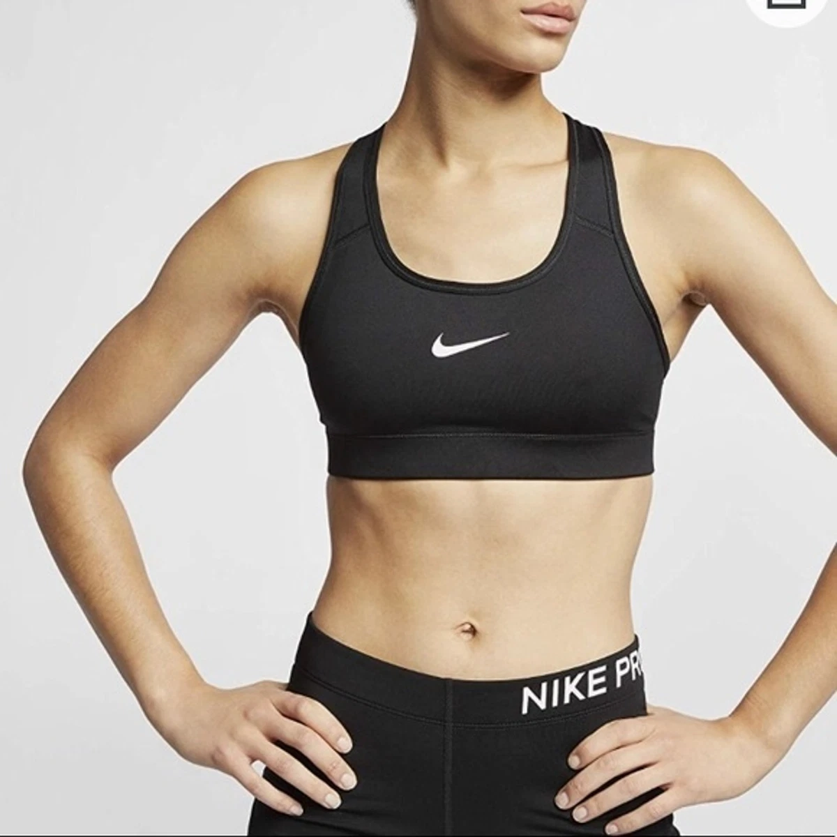 Nike Dri-fit black stretchy sports bra size small