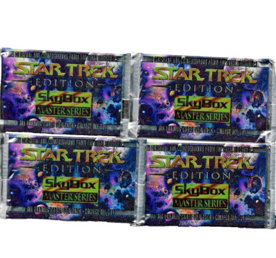 Star Trek Final Frontier 1993 SkyBox Master Series 4 x TCG SEALED