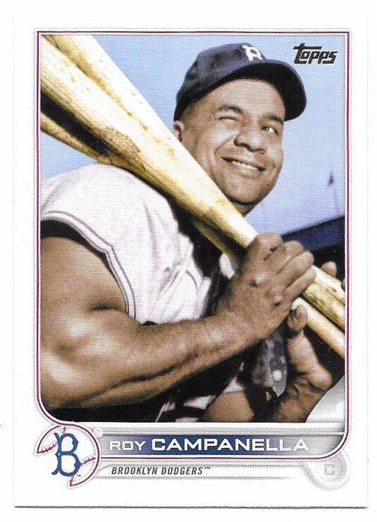 2022 Topps Update Short Print Photo Variation Roy Campanella (#US245) Dodgers SP
