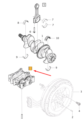 VOLVO V60 MK2 Engine Balance Shaft 31492531 NEW GENUINE | eBay UK