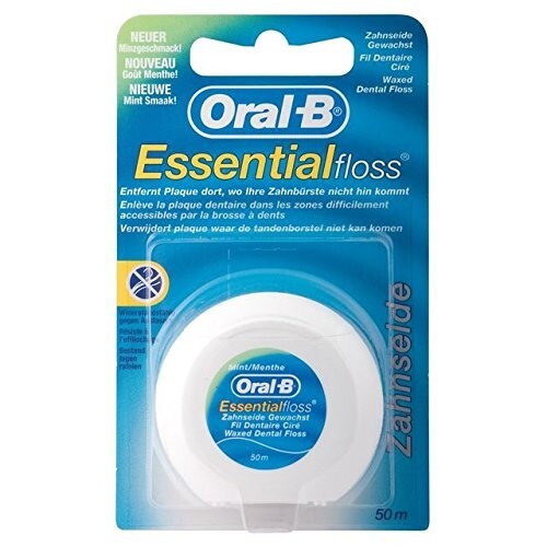 Oral-B Essential Waxed Mint Floss For Improved Oral Health Pack Of 10 x 50 m - Picture 3 of 3