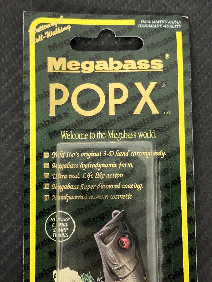 Japan Megabass Pop X Topwater Popper Lure 1/4oz 2.5”, GG