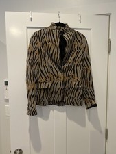 Sonia bogner Animal Print Womens Blazer Size 4