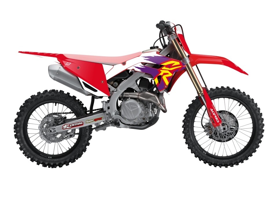 Autocollants Honda CRF 250 et 450 anti-rayures épais pour protection carénage cross