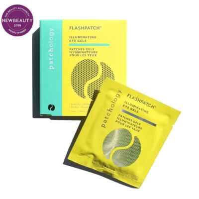 5 Pairs Pack PATCHOLOGY Flash Patch Illuminating Eye Gels Green Tea Vitamin C