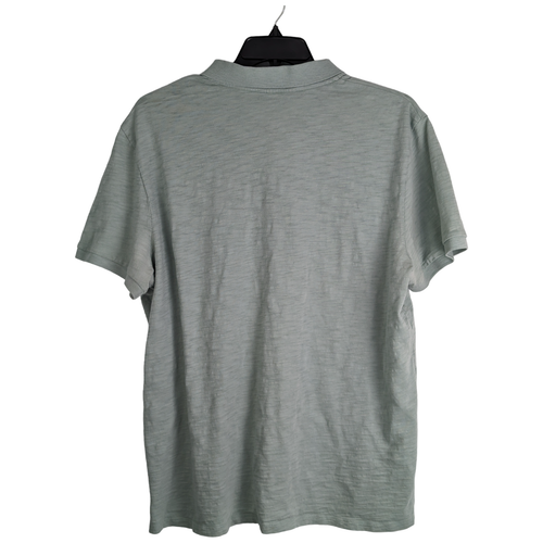 Vince Poloshirt Herren XXL Kurzarm blau/grau 100% Baumwolle weich leicht - Bild 5 von 5