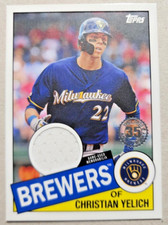 2020 Topps 35th Anniversary Christian Yelich Relic Patch #85TR-CY