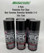 6 Pack of 12oz.Protection First Class Rust Corrosion Protection Berkebile 2+2