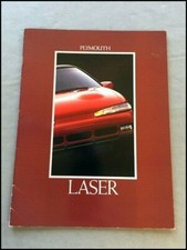 1992 Plymouth Laser 20-page Original Car Sales Brochure Catalog