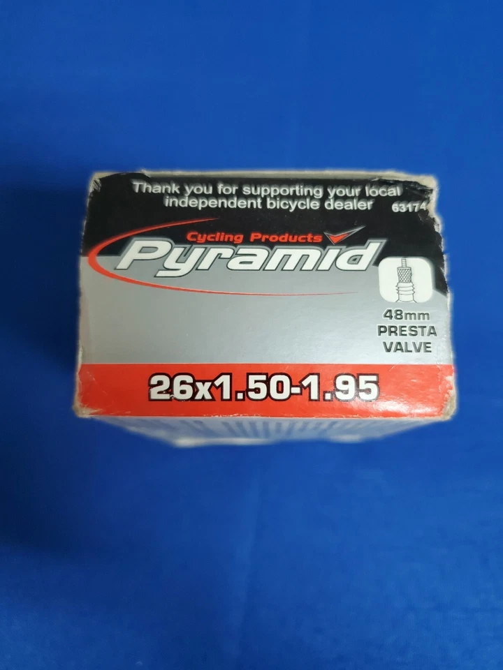 Pyramid Bicycle Inner Tube 26x1.50-1.95" Schrader Valve Mountain Hybrid 26" Bike - Image 4 of 4