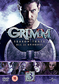 Grimm - Series 3 - Complete (DVD, 2014) 6 Disc Set. David Giuntoli.