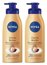NIVEA Cocoa Butter Body Lotion 16.9 fl. oz. (Pack of  Assorted Scents , Sizes 