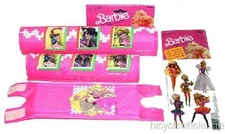 Barbie Bicycle 3 Piece BMX Pad Set / Pink Frame Pad Set & Stickers NEW!