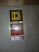 Square D General Duty Safety Switch 30 amp 240v