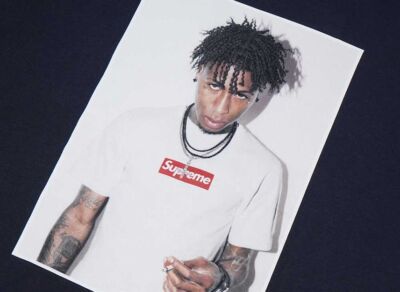 Supreme NBA Youngboy Tee Navy | eBay
