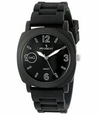 Peugeot linQ Sports Bluetooth Smart Connected to Android Black Watch