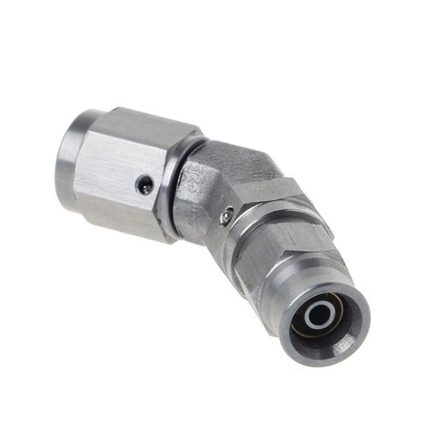 JJC 45 Degree Plated -3 JIC AN3 Female Double Swivel Brake/Clutch Swivel Fitting - Picture 6 of 8