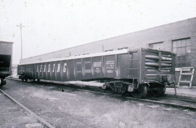 RDG reading railroad 30496 GHT gondola b-w reading,pa. railroad slide