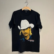 Vintage Alan Jackson Mens Large Screen Stars Single Stitch Concert T-Shirt