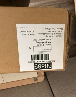 Weber S-315 Left Side Panel Replacement Part
