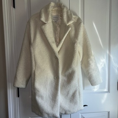 Daily Ritual Womans oversized teddy bear coat size XS