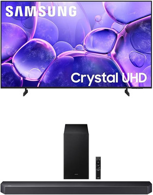 Samsung 55-Inch Class Crystal UHD U8000F 4K Smart TV (2025 Model) Endless Free C