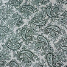 Silver Backed Black Paisley Guitar Decal: Textured Fabric Look