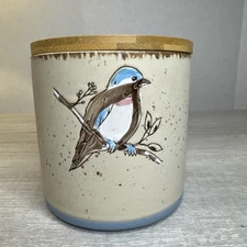 Ceramic Bird Crock Spectrum With Lid