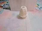 VTG Fenton Fairy Light Lamp Hobnail Milk Glass 4.5” Excellent Condition