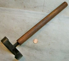 Uncommon Small Early Hand Forged Pumpkin Chopper Collectible Old Farm Tool READ