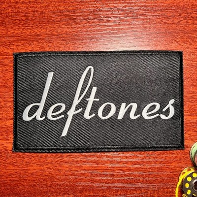 Deftones Band Patch Alternative Metal Rock Embroidered Iron On Patch 2.75x5''